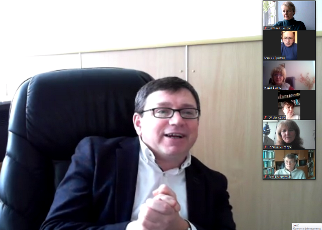 Відкриття математичної майстерні ректором Б.Б.Буяком